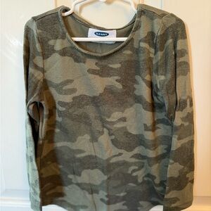 Old Navy Camouflage Tee in Green and Tan
